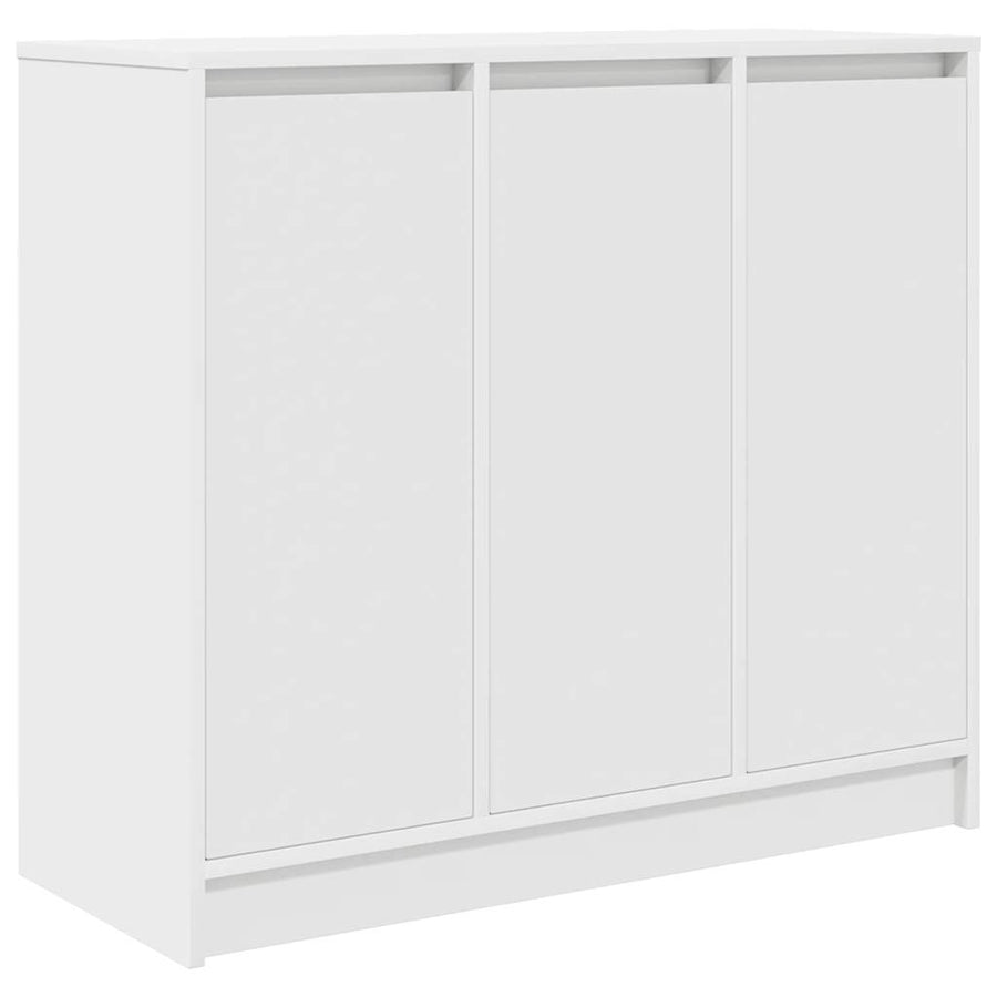 Dressoir 85x34x76 cm bewerkt hout wit