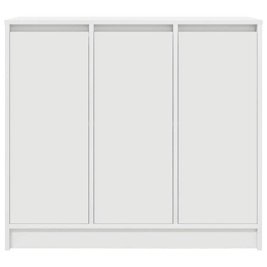 Dressoir 85x34x76 cm bewerkt hout wit
