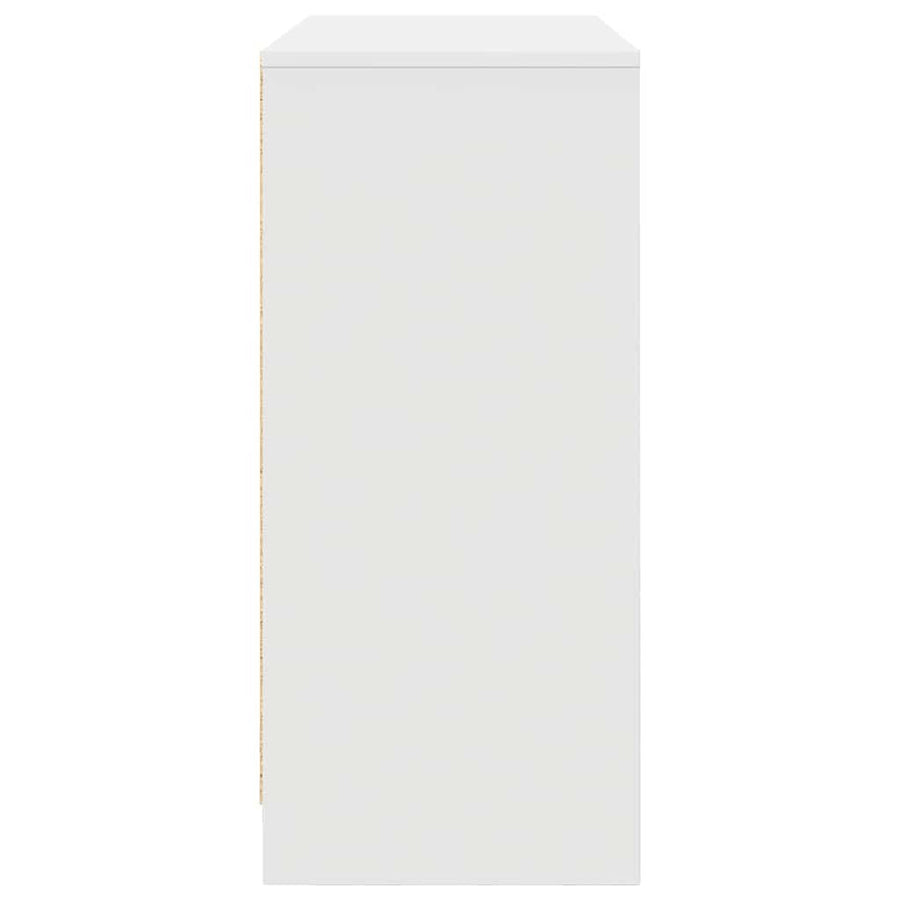 Dressoir 85x34x76 cm bewerkt hout wit