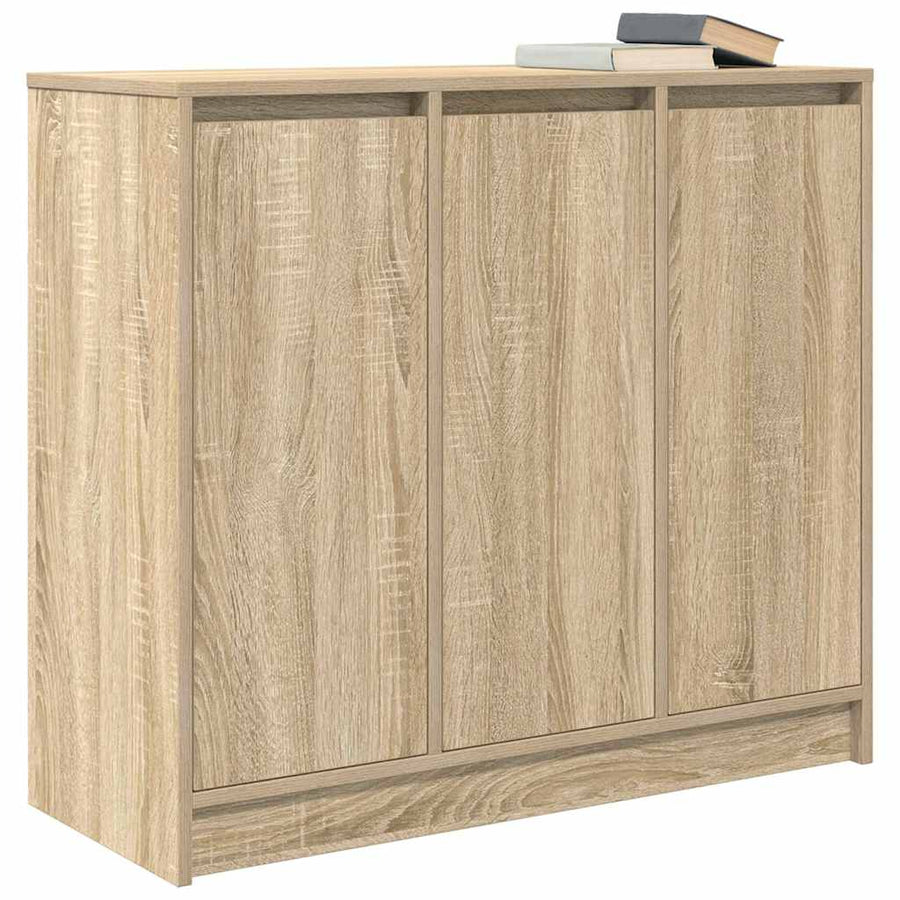 Dressoir 85x34x76 cm spaanplaat Sonoma eikenkleurig