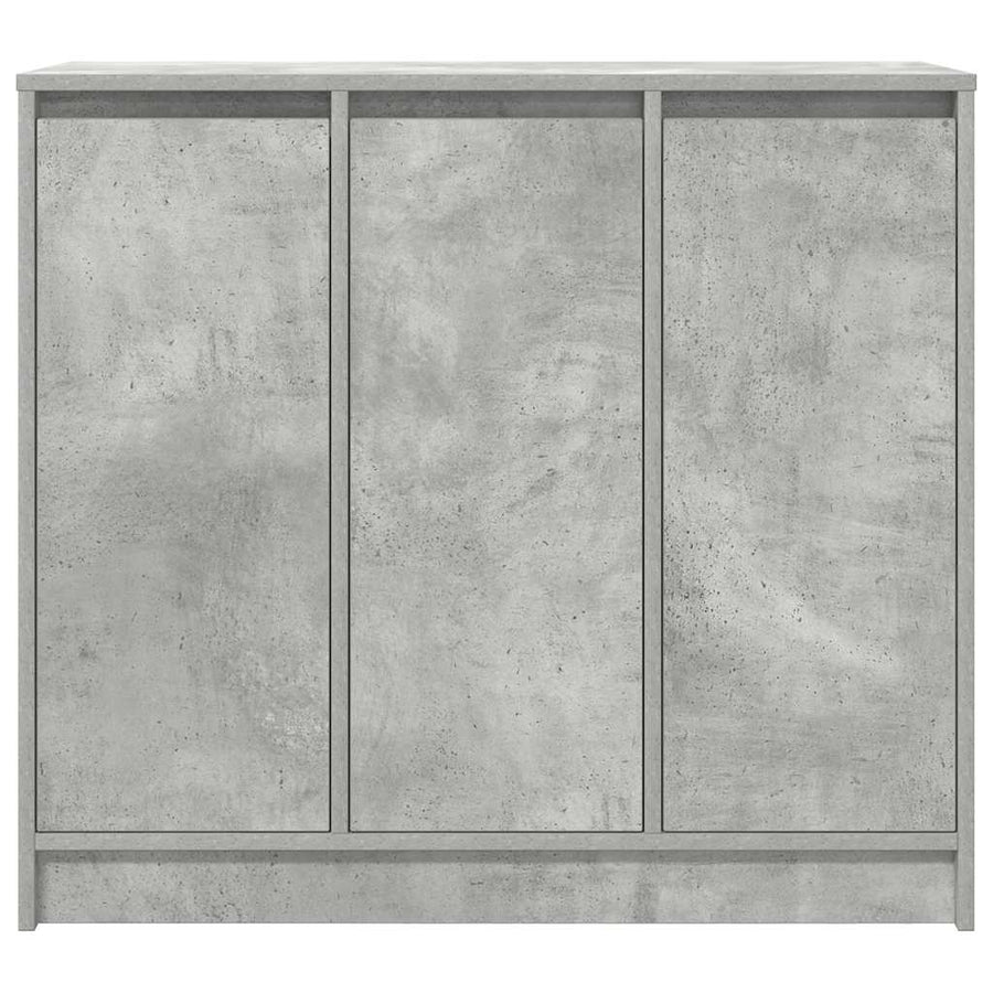 Dressoir 85x34x76 cm bewerkt hout betongrijs