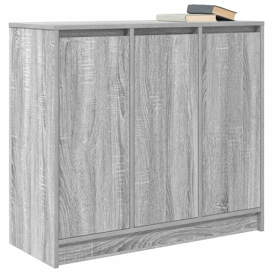 Dressoir 85x34x76 cm spaanplaat grijs sonoma