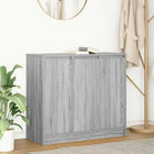 Sideboard 85x34x76 cm chipboard grey sonoma