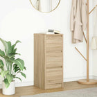 Dressoir 29,5x34x76 cm bewerkt hout sonoma eiken