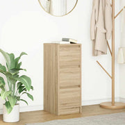 Dressoir 29,5x34x76 cm bewerkt hout sonoma eiken