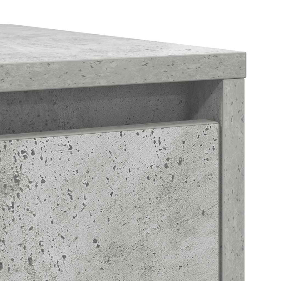 Dressoir 29,5x34x76 cm bewerkt hout betongrijs