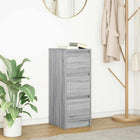 Dressoir 29,5x34x76 cm bewerkt hout grijs