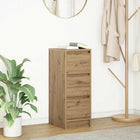 Dressoir 29,5x34x76 cm bewerkt hout eikenkleur