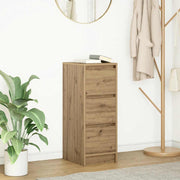 Dressoir 29,5x34x76 cm bewerkt hout eikenkleur