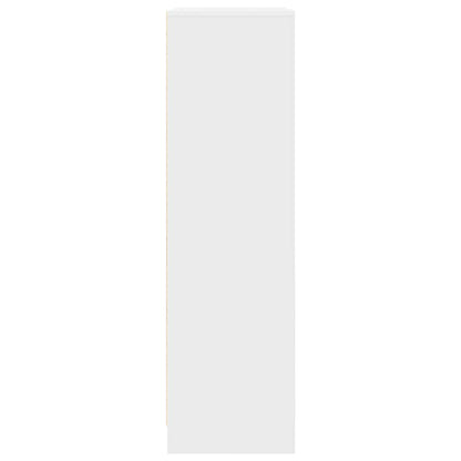 Kast met lade 55,5x34x119,5 cm spaanplaat wit