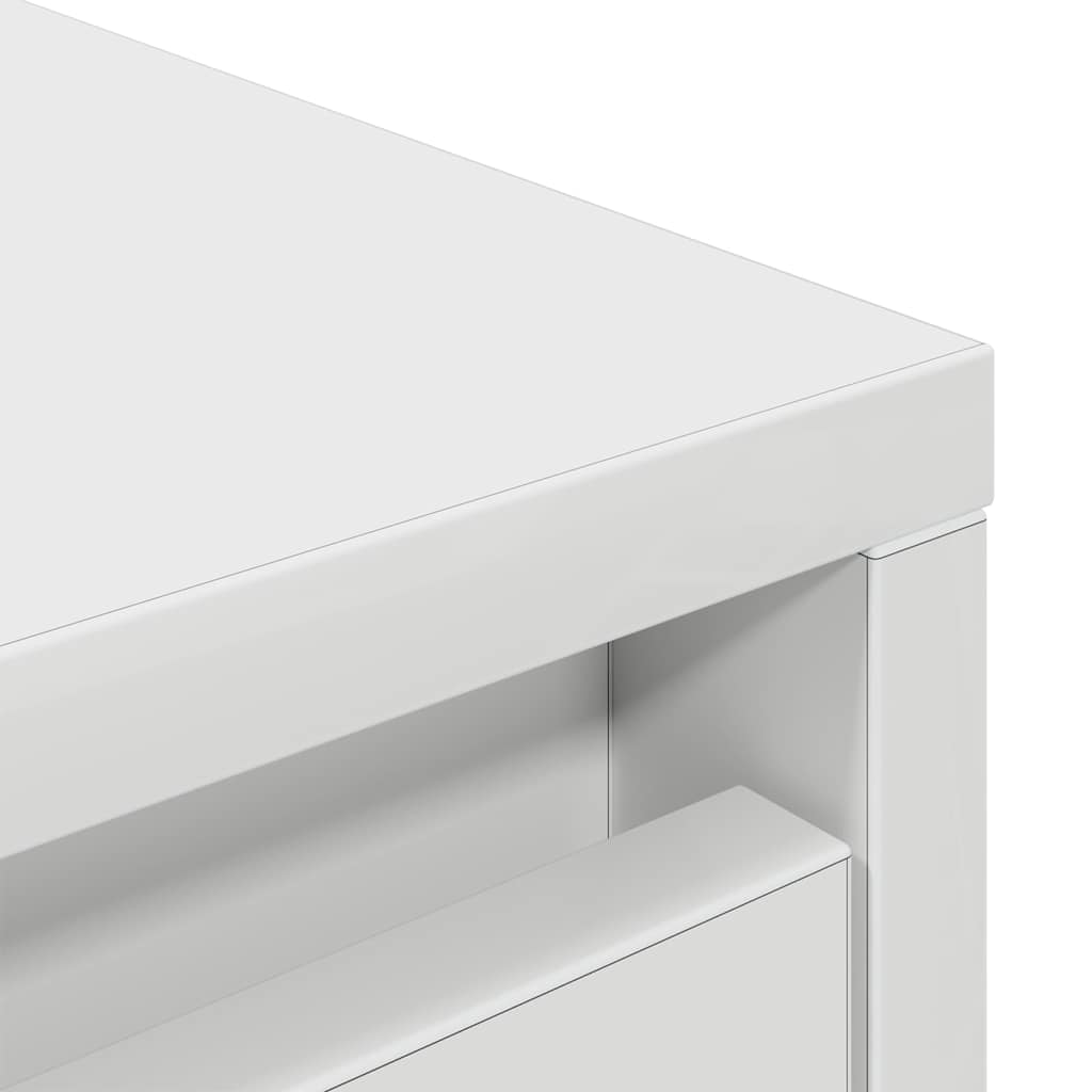 Kast met lade 55,5x34x119,5 cm spaanplaat wit