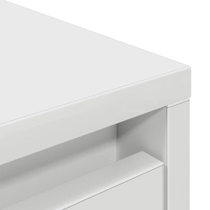 Kast met lade 55,5x34x119,5 cm spaanplaat wit