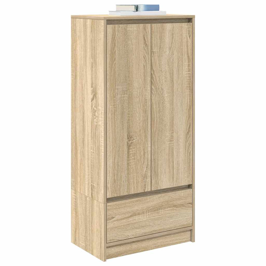 Kast met lade 55,5x34x119,5 cm spaanplaat sonoma eikenkleurig