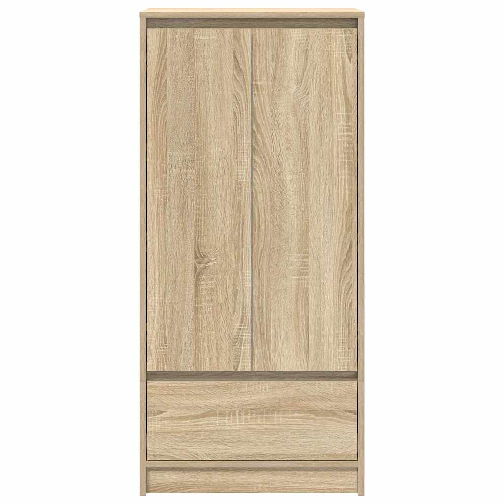 Kast met lade 55,5x34x119,5 cm spaanplaat sonoma eikenkleurig