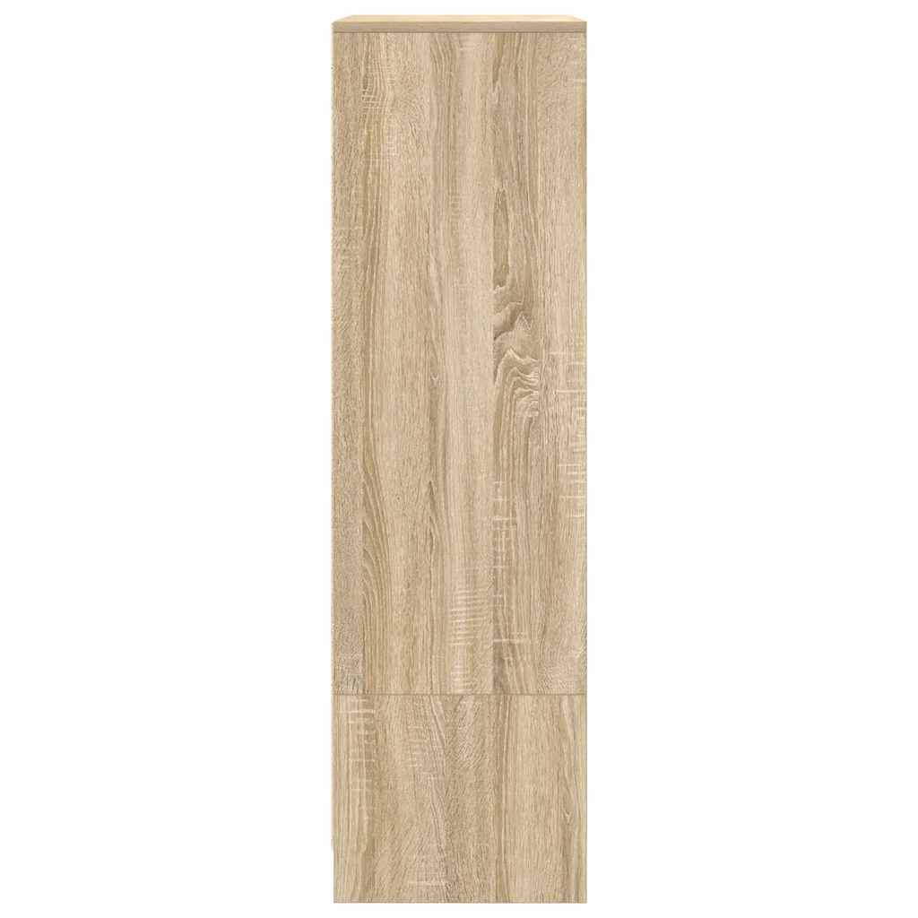 Kast met lade 55,5x34x119,5 cm spaanplaat sonoma eikenkleurig