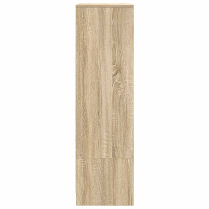 Kast met lade 55,5x34x119,5 cm spaanplaat sonoma eikenkleurig