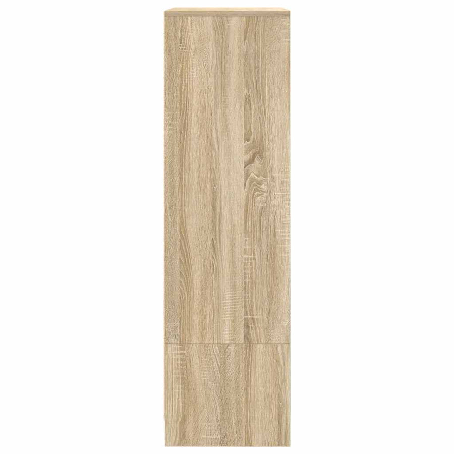 Kast met lade 55,5x34x119,5 cm spaanplaat sonoma eikenkleurig