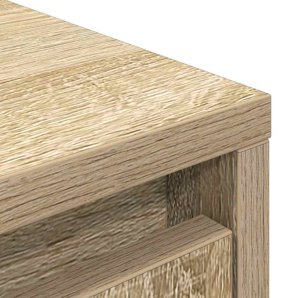 Kast met lade 55,5x34x119,5 cm spaanplaat sonoma eikenkleurig