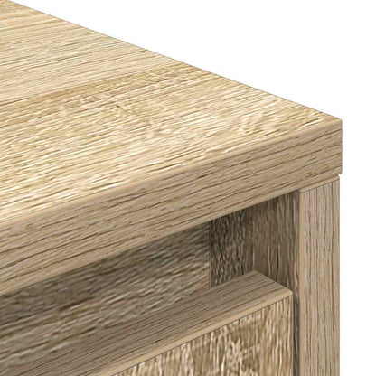 Kast met lade 55,5x34x119,5 cm spaanplaat sonoma eikenkleurig