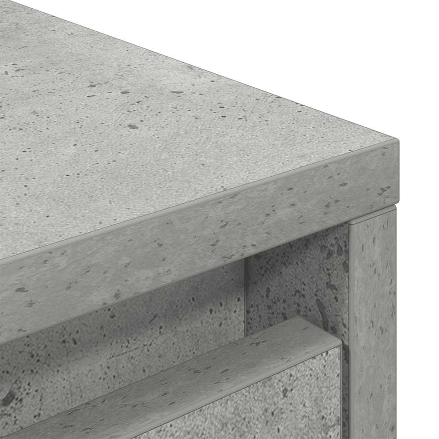 Kast met lade 55,5x34x119,5 cm spaanplaat betongrijs