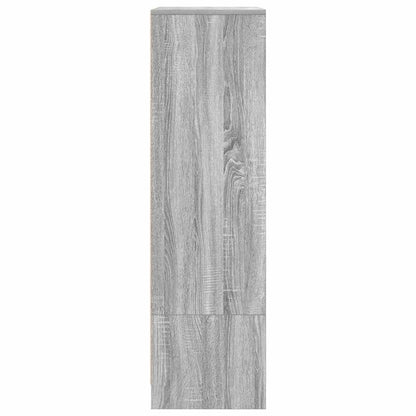 Kast met lade 55,5x34x119,5 cm spaanplaat grijs Sonoma