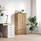 Cabinet with drawer particleboard craft oak-coloured
