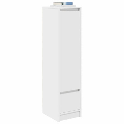 Highboard 29,5x34x119,5 cm spaanplaat wit