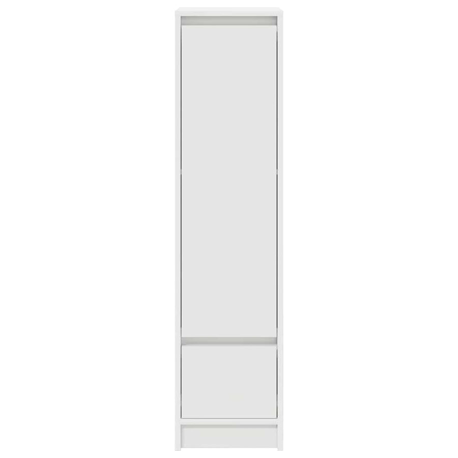 Highboard 29,5x34x119,5 cm spaanplaat wit