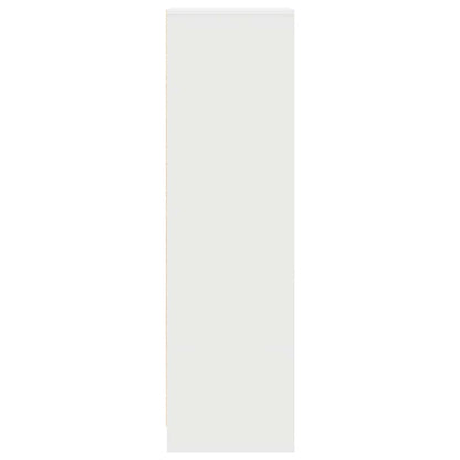 Highboard 29,5x34x119,5 cm spaanplaat wit
