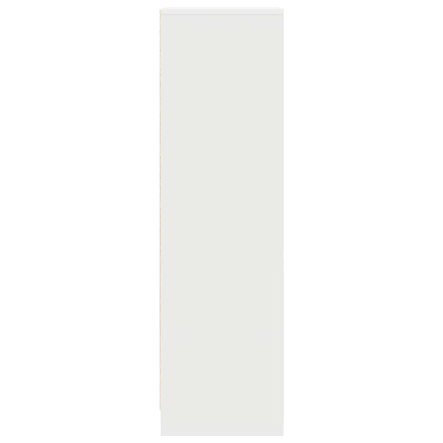 Highboard 29,5x34x119,5 cm spaanplaat wit