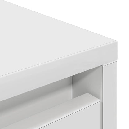 Highboard 29,5x34x119,5 cm spaanplaat wit