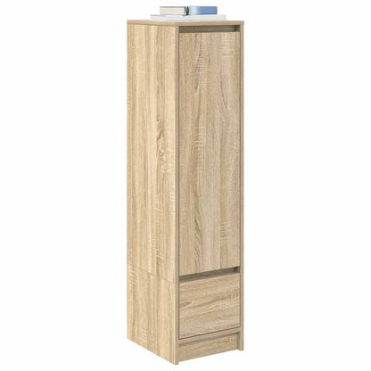 Highboard 29,5x34x119,5 cm spaanplaat sonoma eikenkleurig