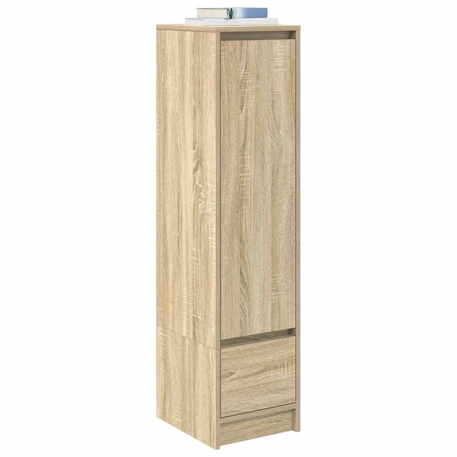 Highboard 29,5x34x119,5 cm spaanplaat sonoma eikenkleurig