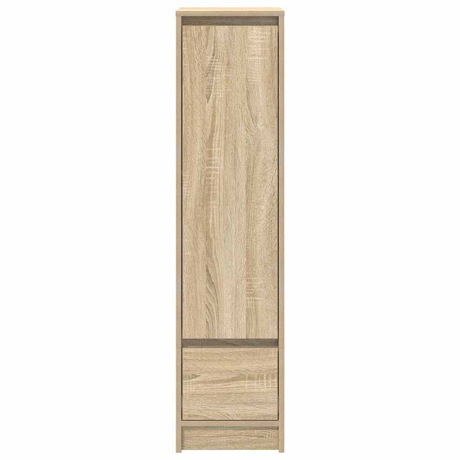 Highboard 29,5x34x119,5 cm spaanplaat sonoma eikenkleurig