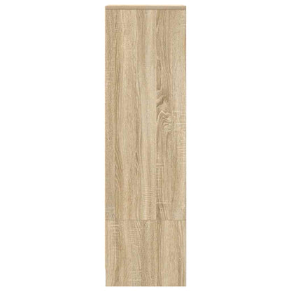 Highboard 29,5x34x119,5 cm spaanplaat sonoma eikenkleurig