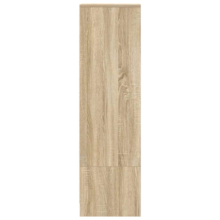 Highboard 29,5x34x119,5 cm spaanplaat sonoma eikenkleurig