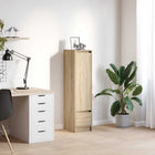 Highboard 29,5x34x119,5 cm spaanplaat sonoma eiken
