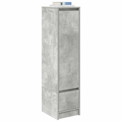 Highboard 29,5x34x119,5 cm spaanplaat betongrijs
