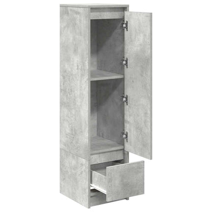 Highboard 29,5x34x119,5 cm spaanplaat betongrijs
