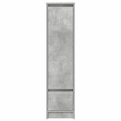 Highboard 29,5x34x119,5 cm spaanplaat betongrijs