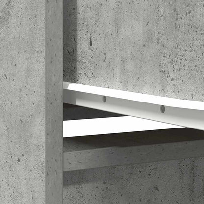 Highboard 29,5x34x119,5 cm spaanplaat betongrijs