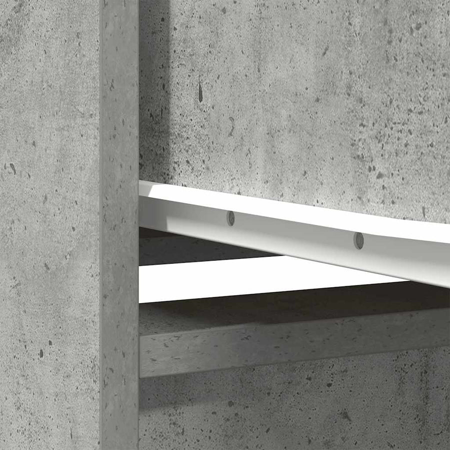 Highboard 29,5x34x119,5 cm spaanplaat betongrijs