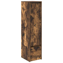 Highboard 29,5x34x119,5 cm spaanplaat gerookt eikenkleurig