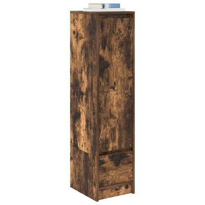 Highboard 29,5x34x119,5 cm spaanplaat gerookt eikenkleurig