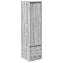 Highboard 29,5x34x119,5 cm spaanplaat grijs sonoma
