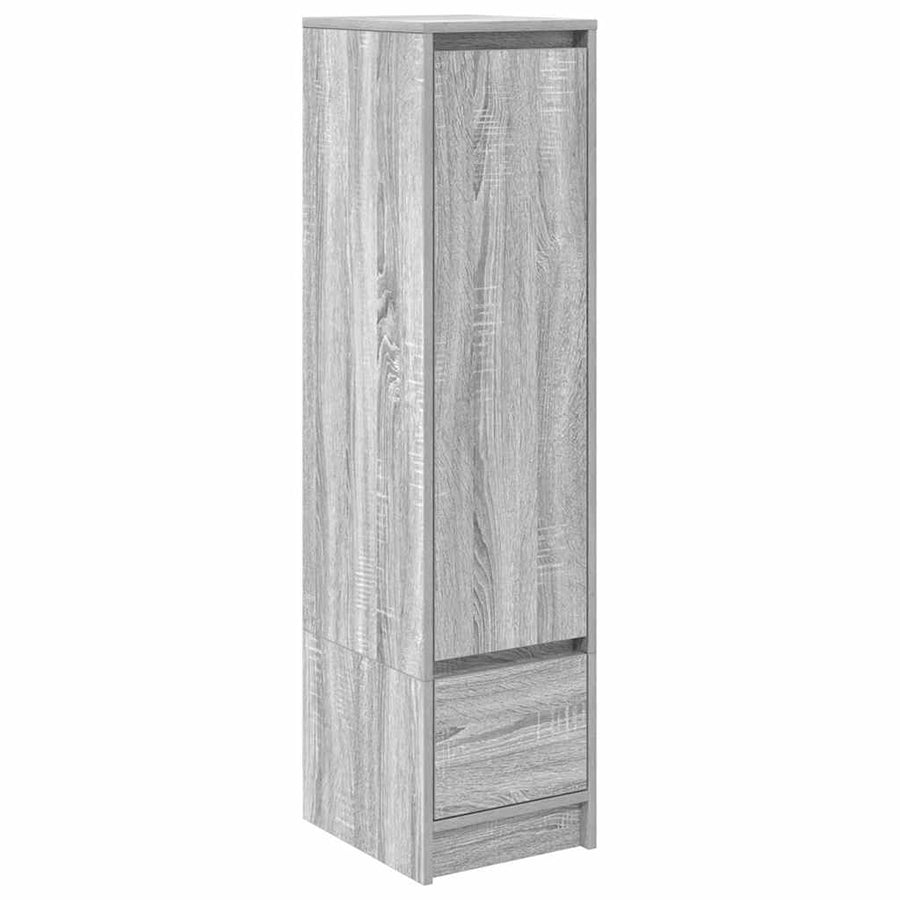 Highboard 29,5x34x119,5 cm spaanplaat grijs sonoma