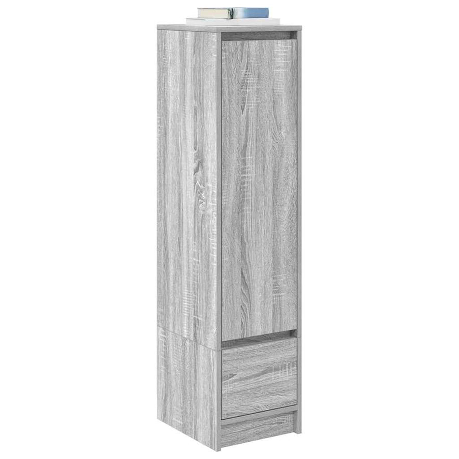 Highboard 29,5x34x119,5 cm spaanplaat grijs sonoma