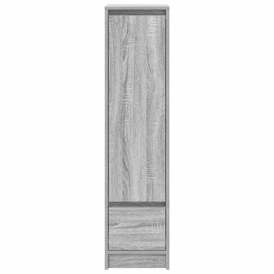 Highboard 29,5x34x119,5 cm spaanplaat grijs sonoma