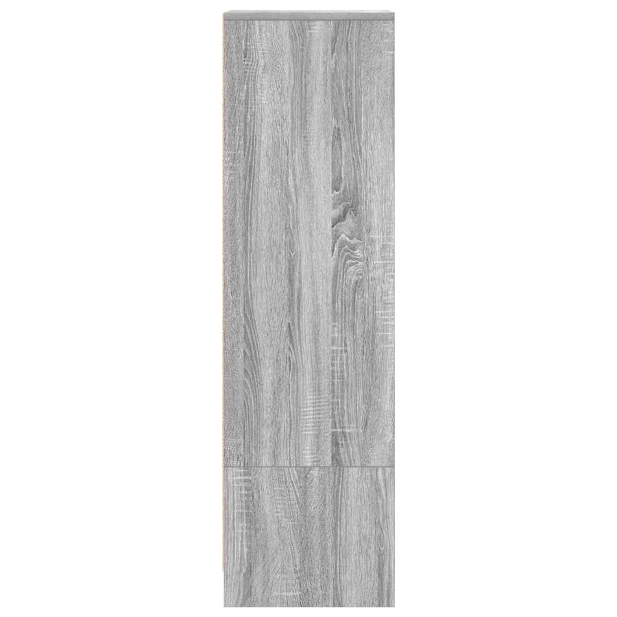 Highboard 29,5x34x119,5 cm spaanplaat grijs sonoma