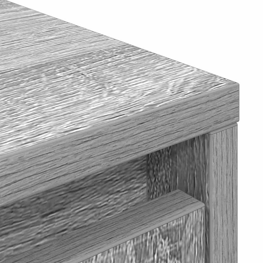 Highboard 29,5x34x119,5 cm spaanplaat grijs sonoma